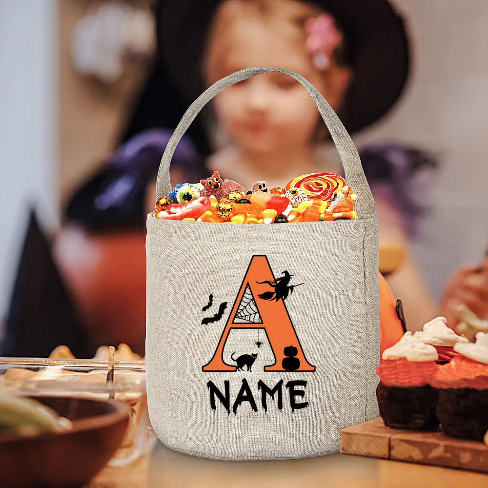 Personalized Halloween Trick or Treat Bag – Kids' Candy Tote