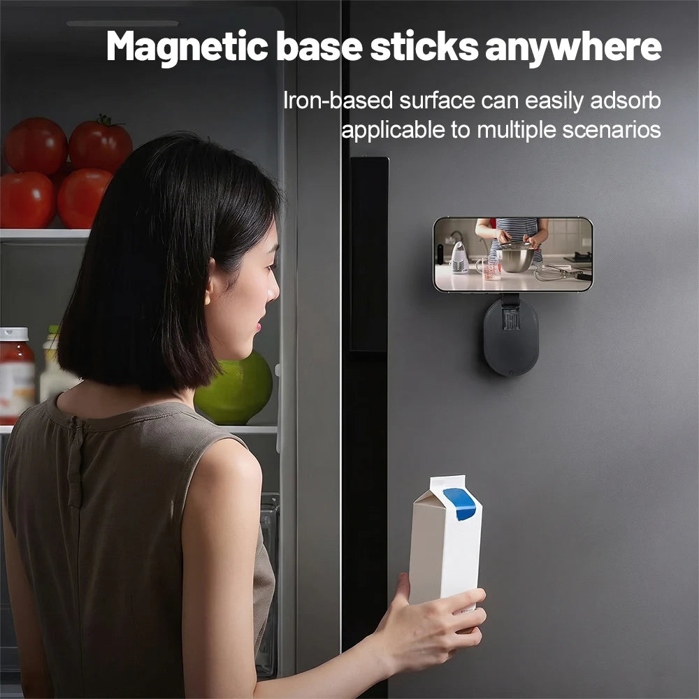 3-in-1 Magnetic Phone Stand – Foldable MagSafe Wall Mount