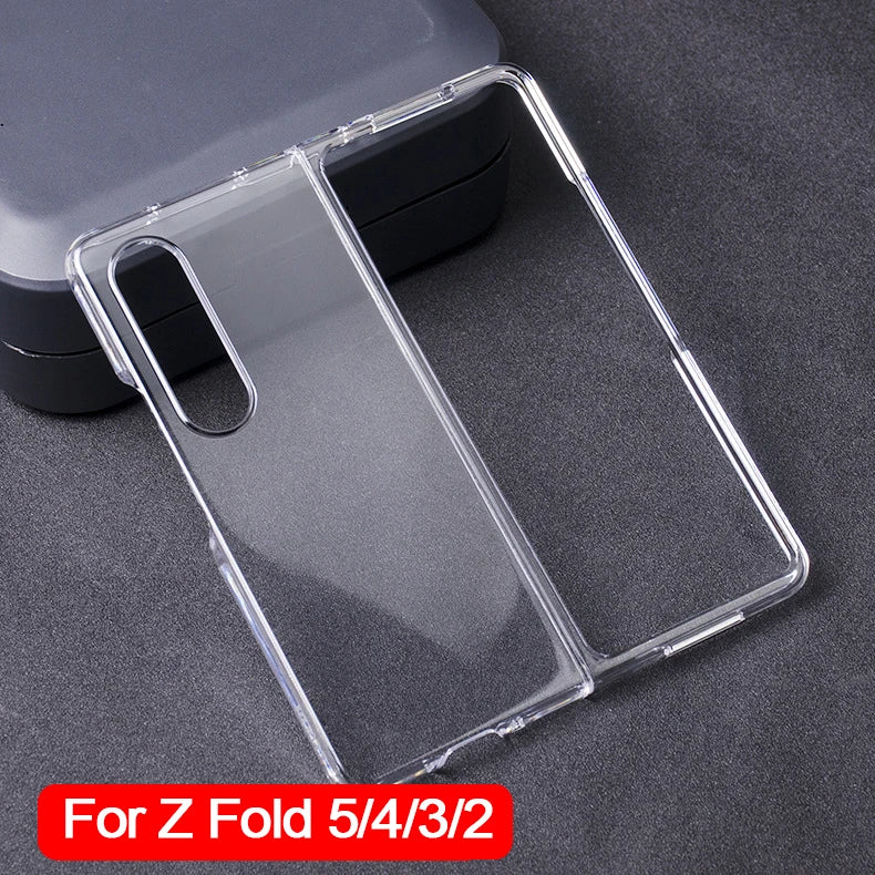 Clear Hard PC Full Cover Case – Samsung Galaxy Z Fold 2/3/4/5