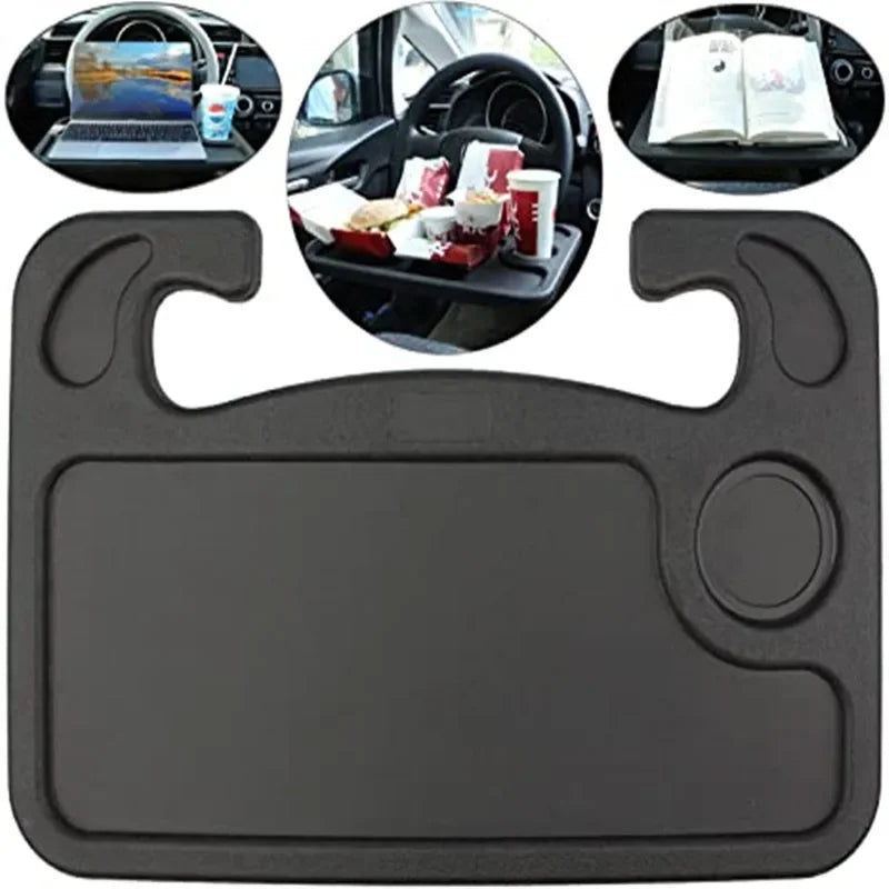 Car Steering Wheel Tray Desk – Laptop & Eating Stand