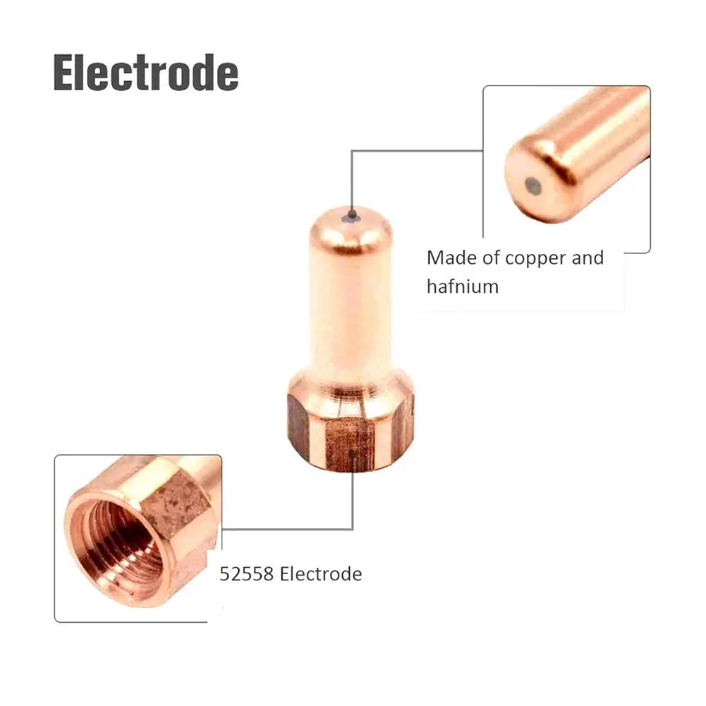 PT-80 Plasma Cutter Consumables – 10 Electrodes & 10 Nozzles