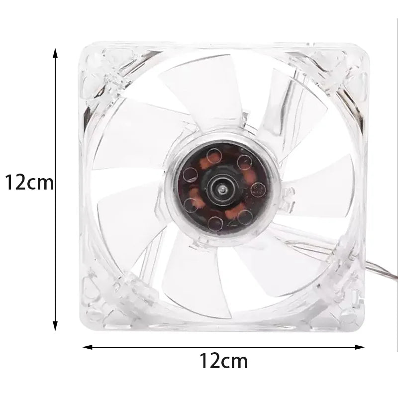 USB RGB Cooling Fan 5V – 8cm & 12cm LED Fan for PC & Pets