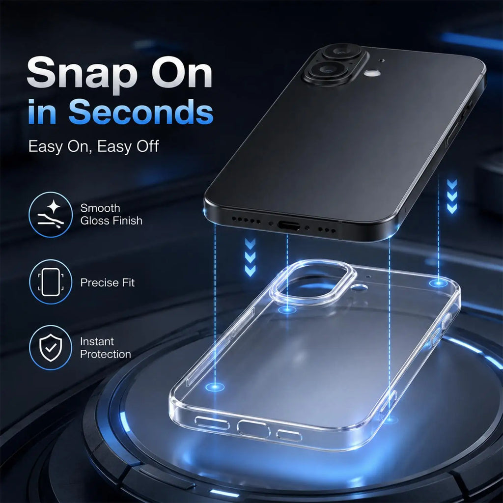 Clear PC Case for iPhone 18 / 18 Pro / Pro Max / Ultra