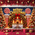 Christmas Backdrop Banner | Winter Holiday Xmas Display