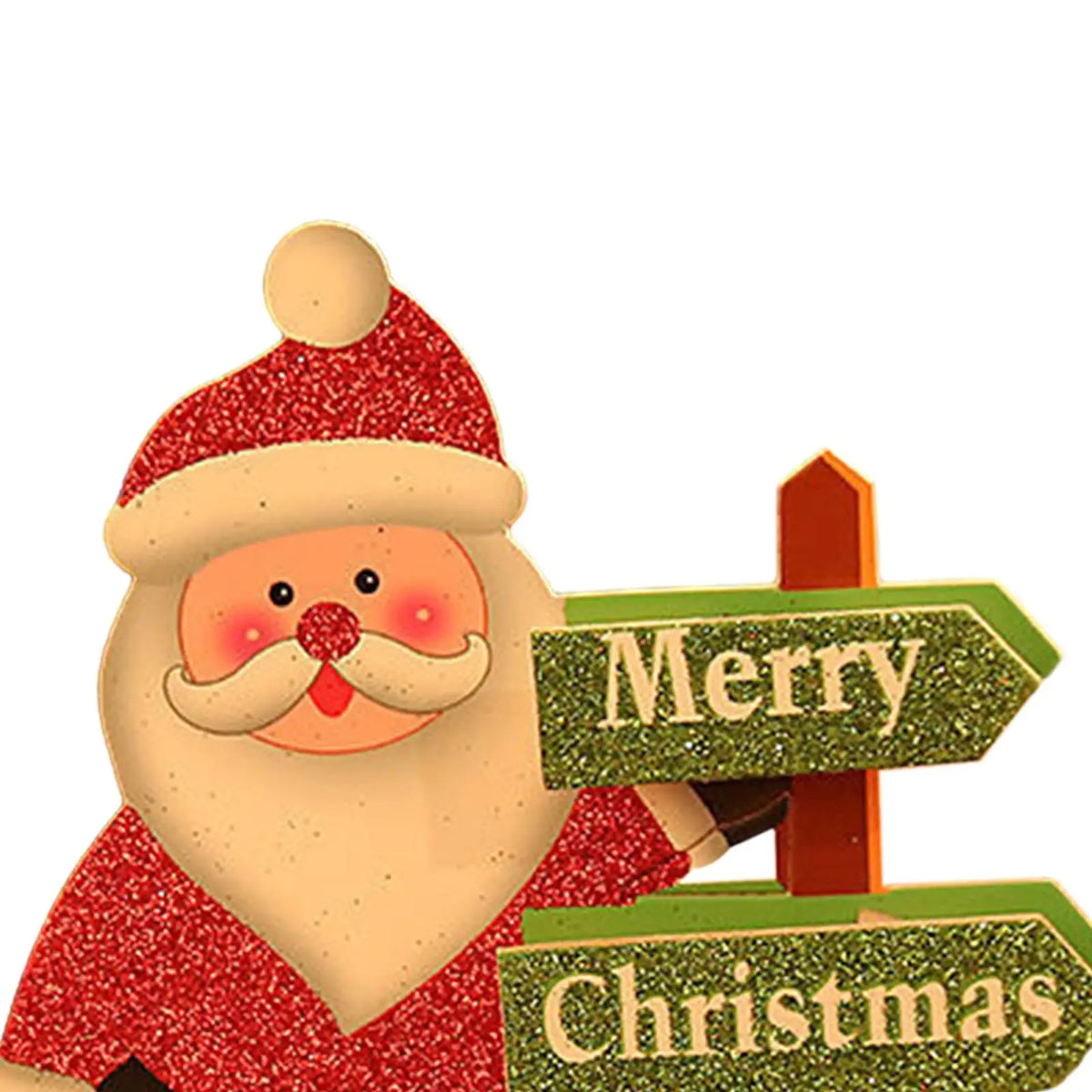Wooden Horse Christmas Figurine | Carved Holiday Desk Décor