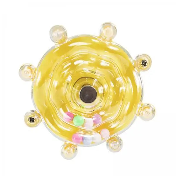 6-Pack Parrot Rotary Wheel Rattle Cage Toys for Small Birds