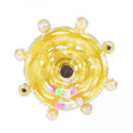 6-Pack Parrot Rotary Wheel Rattle Cage Toys for Small Birds
