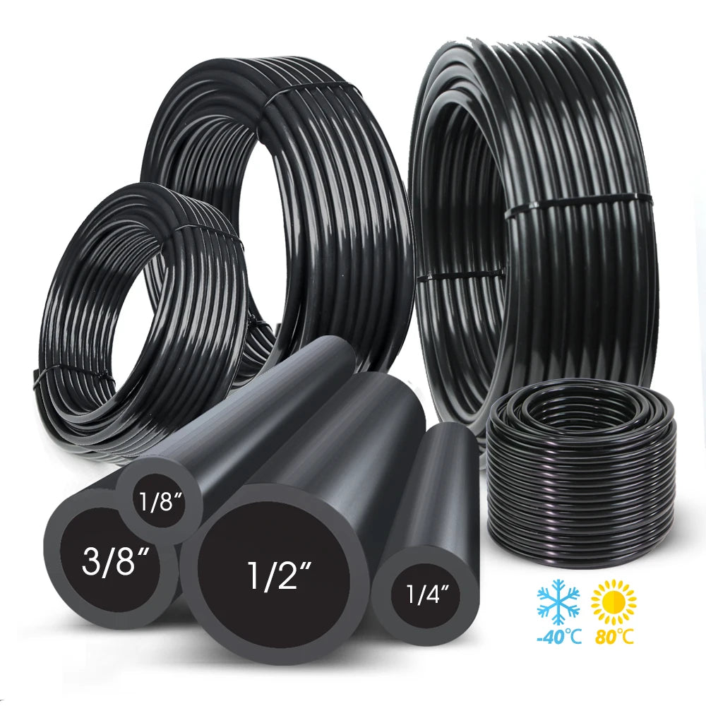 PE Drip Irrigation Hose | DIY Garden Watering System 5–50m