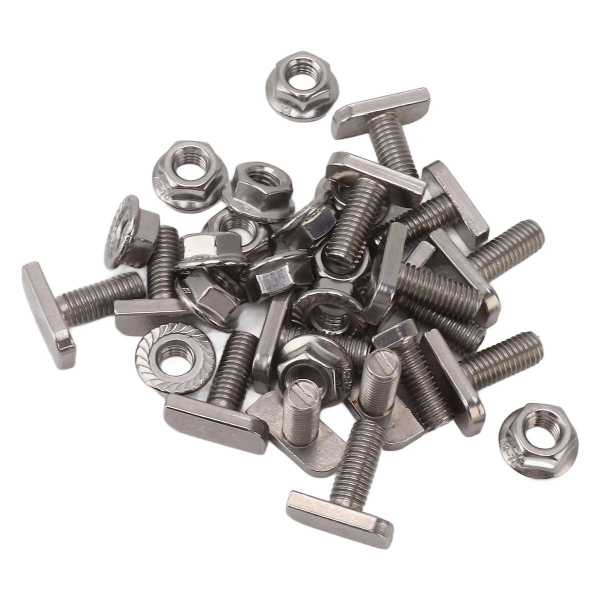 M8 Stainless Steel Hammer Head Screws – 15-Set Solar & PV