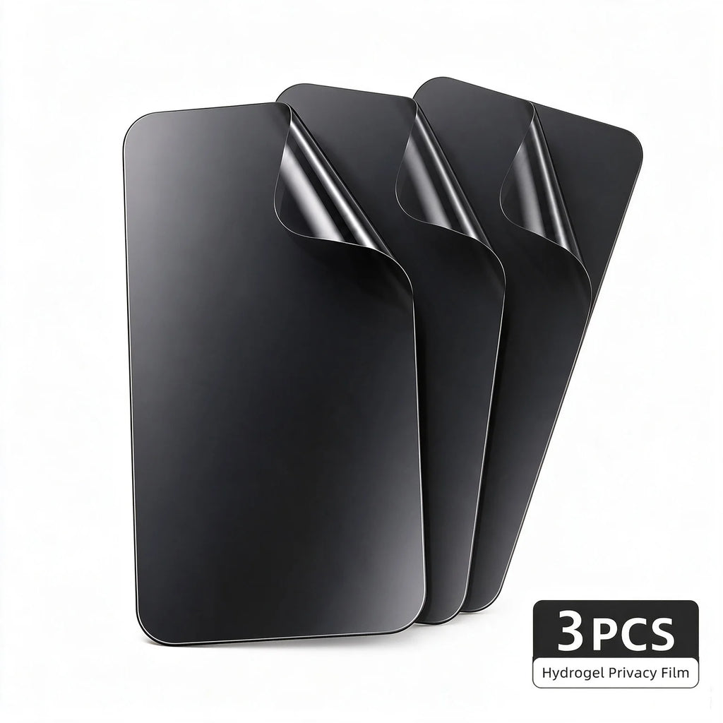 3-Pack Anti-Spy Hydrogel Screen Protector for Samsung Galaxy