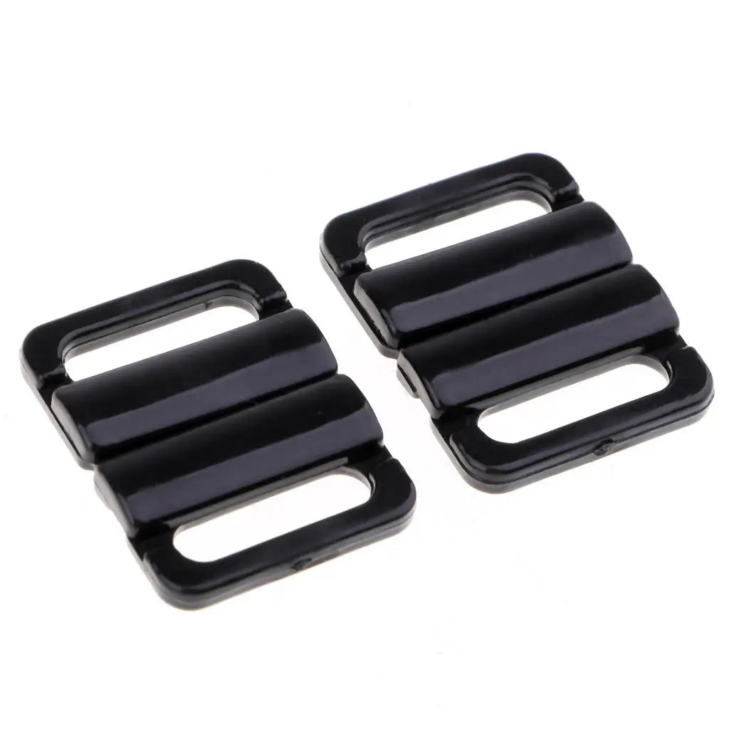 Plastic Bra Clip Hooks 25mm – Bikini Snap Fasteners 10 Pairs
