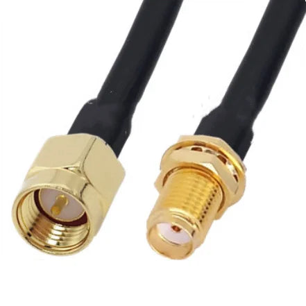 LMR-240 Coaxial Pigtail Jumper – SMA Male to Female Adapter