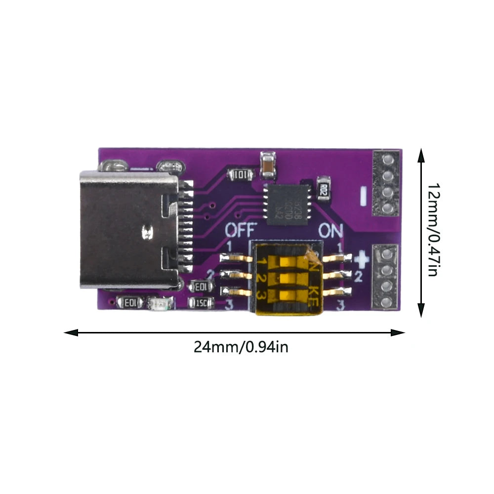 PD 100W Fast Charging Module Type-C 5V–20V 5A Simulator