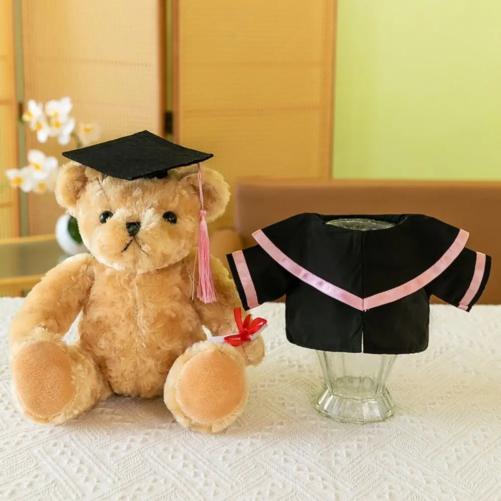 Miniature Bear Graduation Outfit Set – Cape, Hat & Certificate