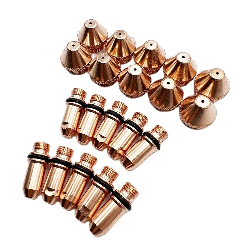YS200A Plasma Torch Consumables – 10x Nozzle & 10x Electrode