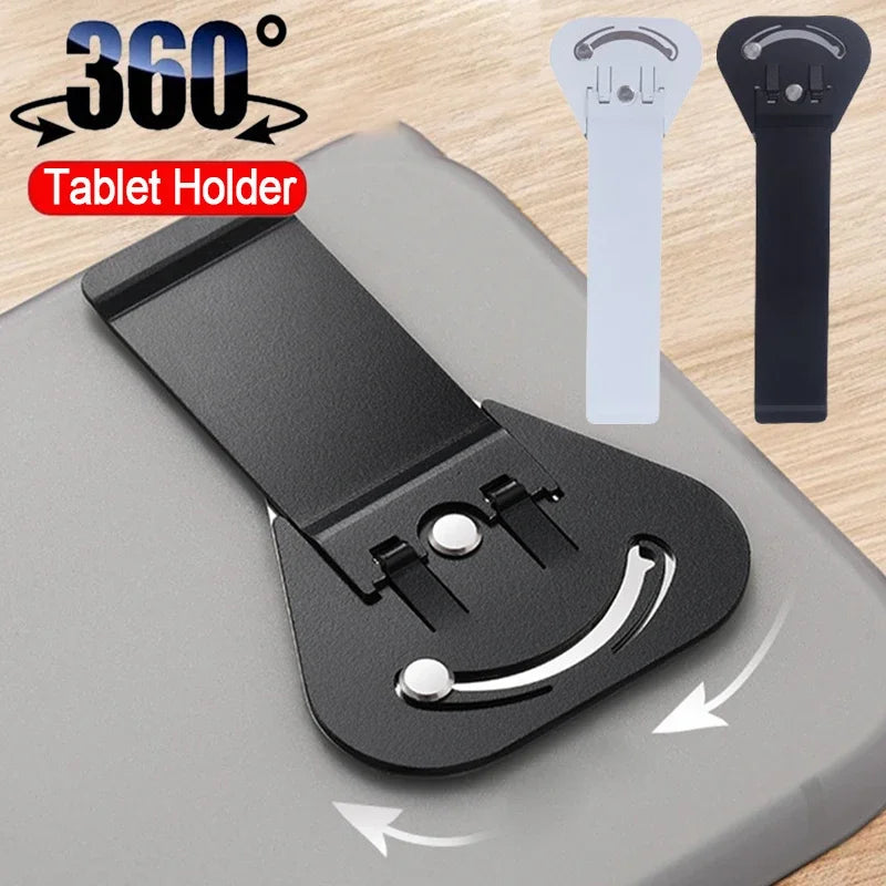 360° Rotating Foldable Metal Tablet & Phone Stand Holder