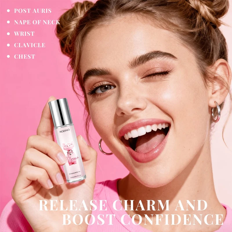 ROZINO Jasmine Gardenia Roll-On Perfume Oil | Alcohol-Free 15ml