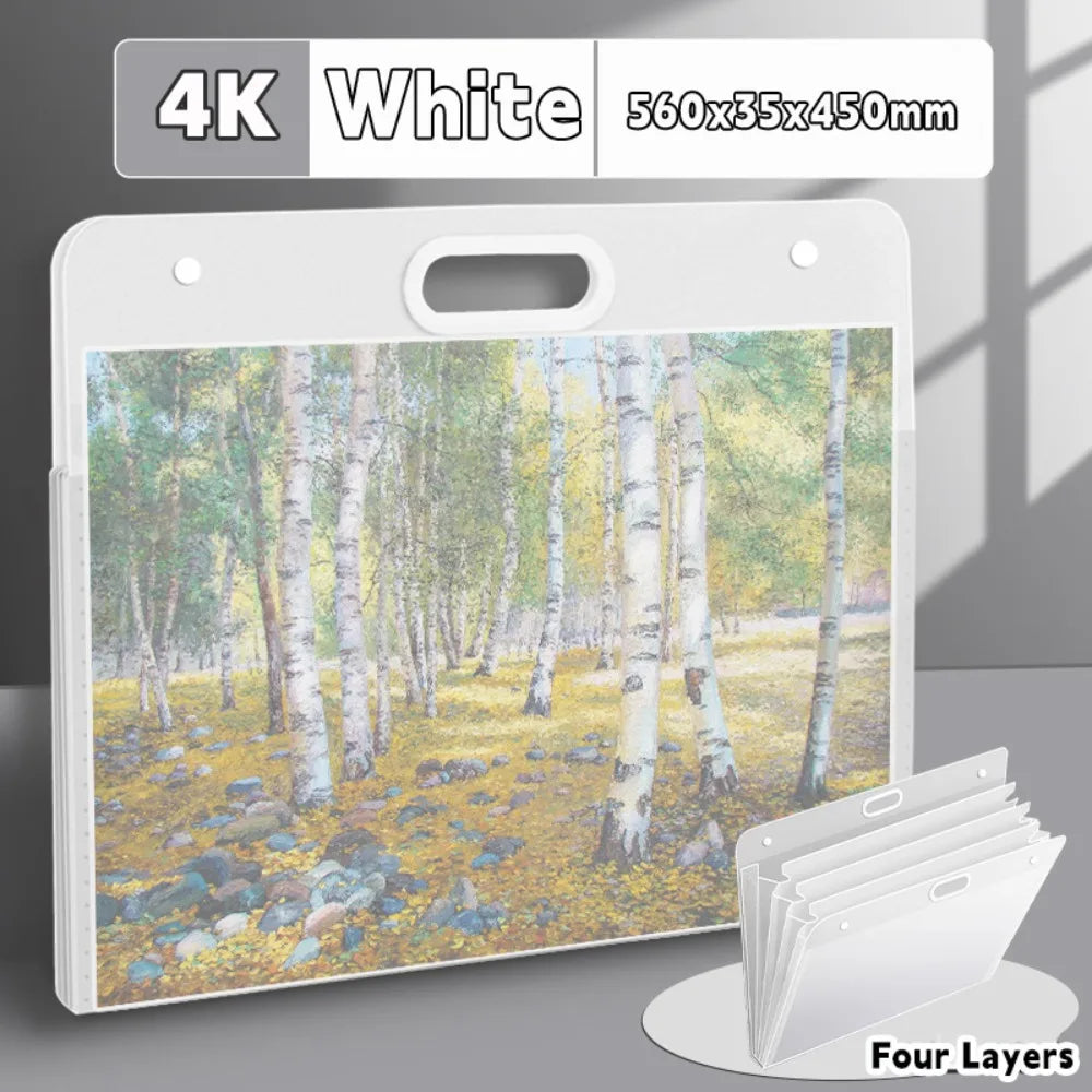 Waterproof Drawing Bag A2 A3 A4 Portable File Folder Album