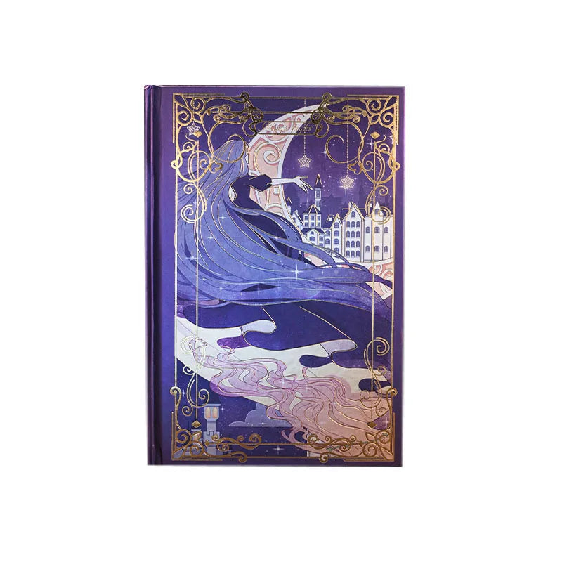 Retro Metallic Magic Notebook – Thick Illustrated Journal