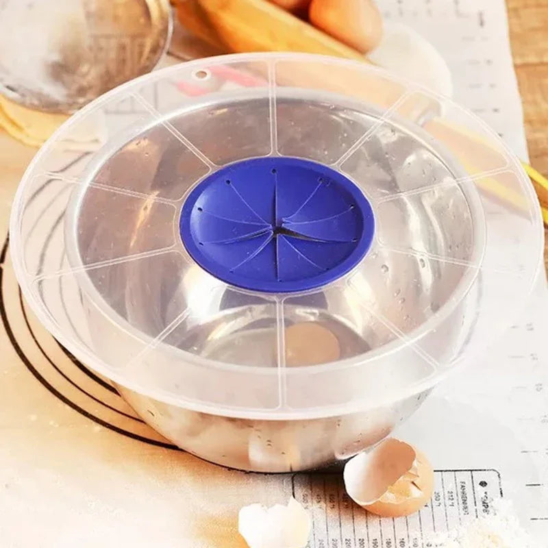 Silicone Splash Guard Bowl Lid & Whisk Screen Cover 30cm