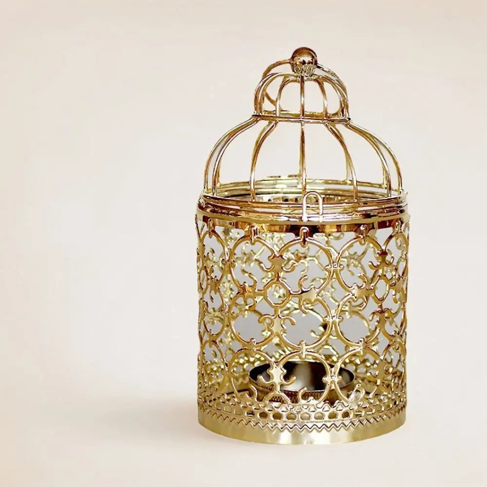Vintage Bird Cage Candle Holder – Lantern Décor Ornament
