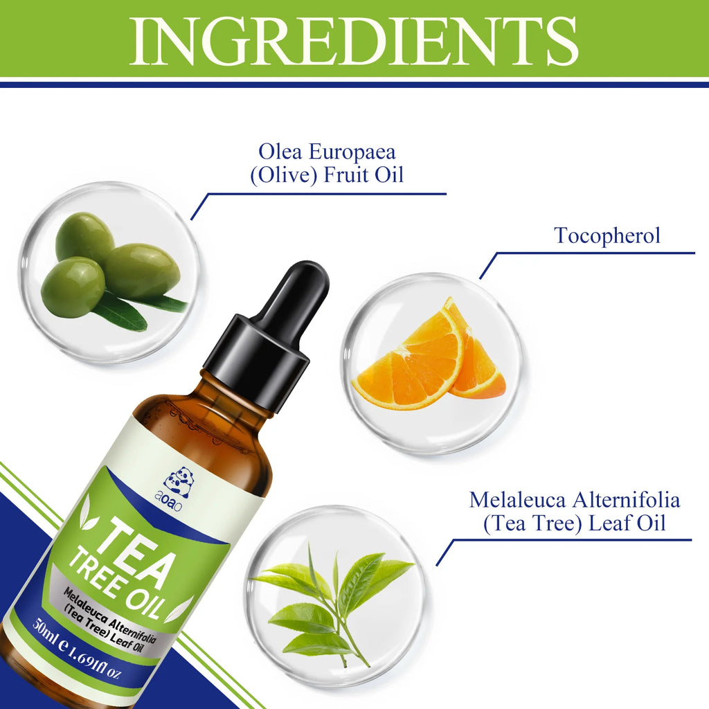 Natural Tea Tree Body Oil – Alcohol-Free Moisturizing Skin Oil