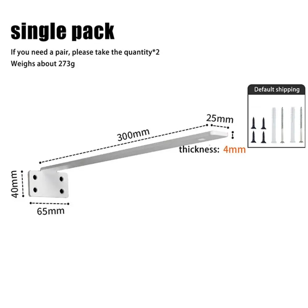 Invisible Floating Shelf Brackets – Heavy-Duty L Wall Mount
