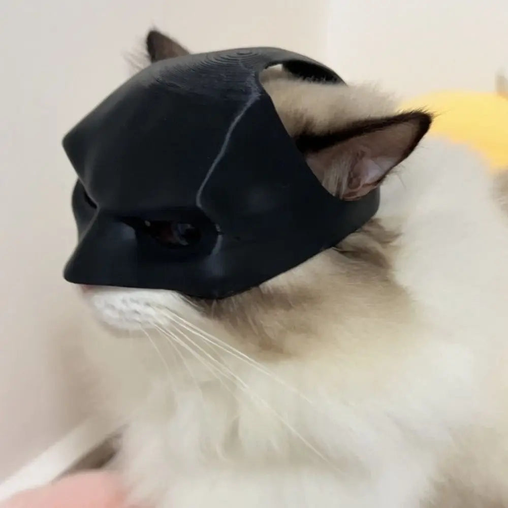 Bat Superhero Cat & Dog Halloween Mask – Pet Photo Prop