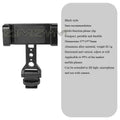 360° Rotating Phone Clip Tripod Mount | 2 Cold Shoes