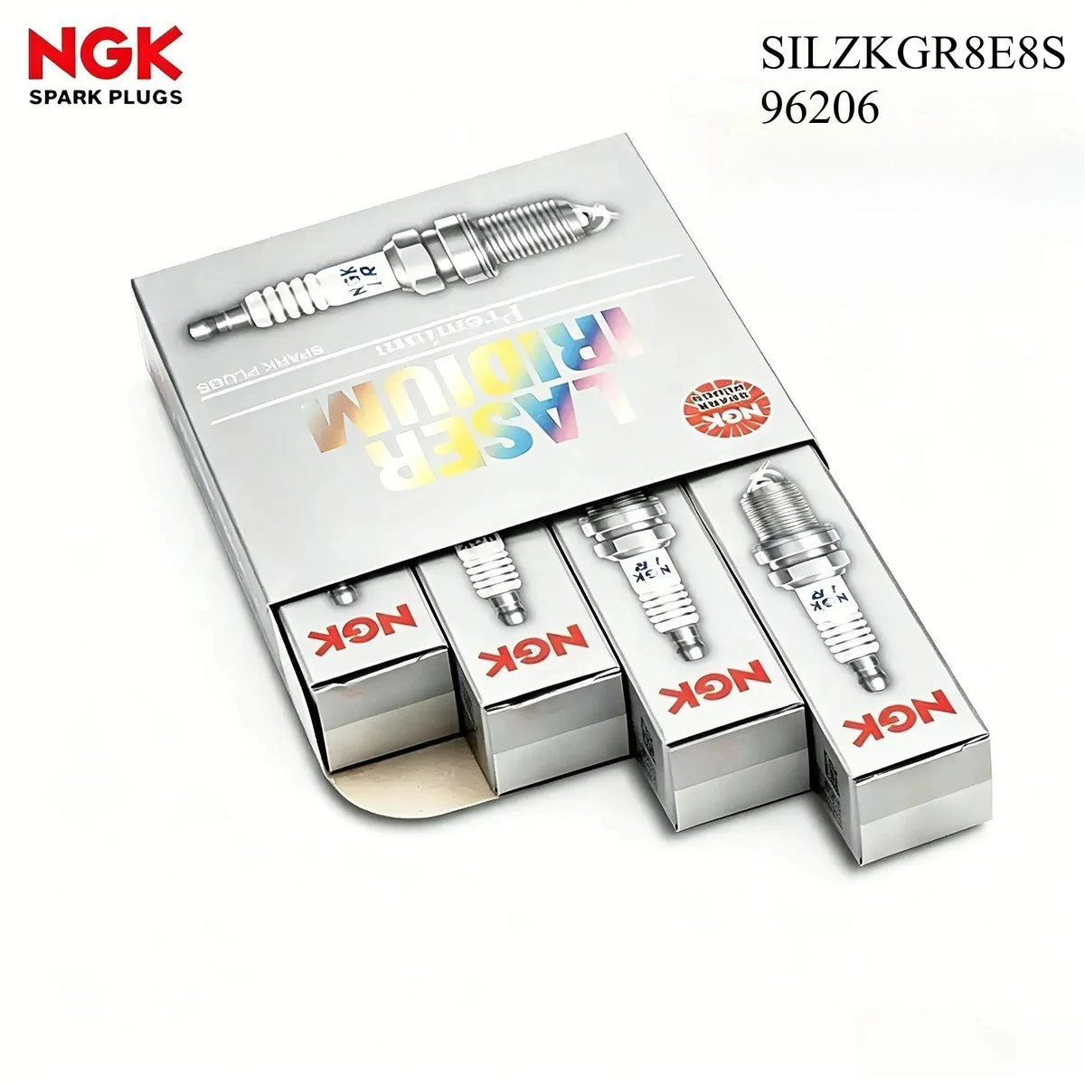 NGK SILZKGR8E8S Iridium Platinum Spark Plugs 4-Pack – BMW