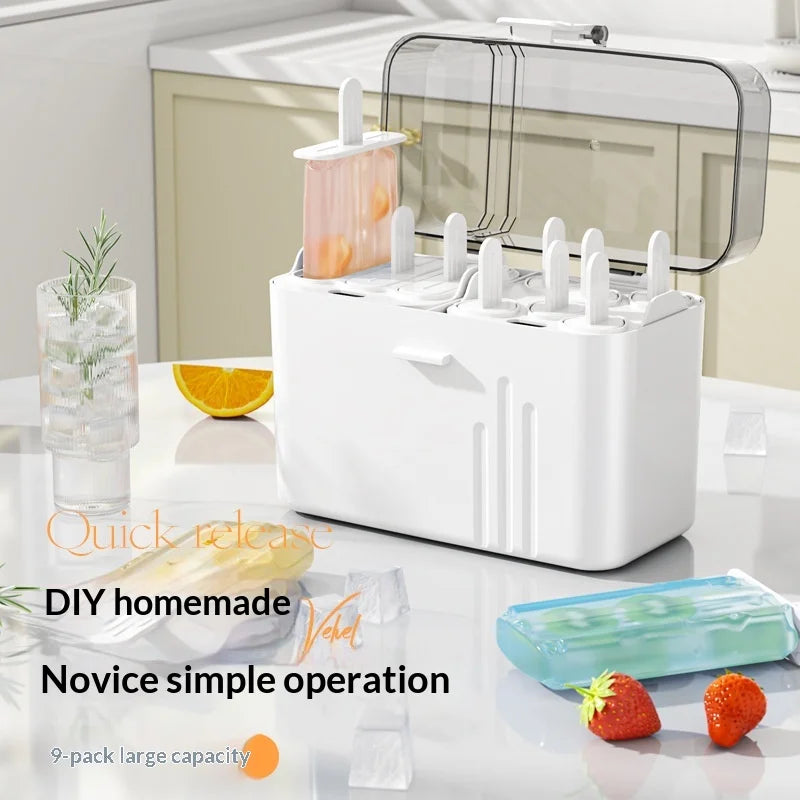 Silicone Popsicle & Ice Cream Mold Set – Homemade Frozen Treats
