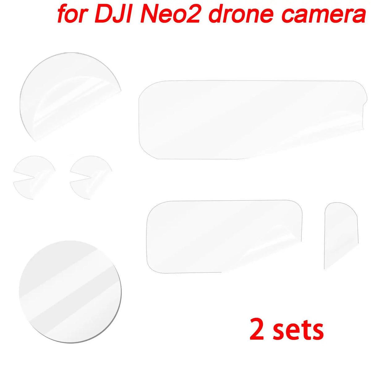 DJI Neo 2 Lens Protector – Tempered Glass & TPU Film Set