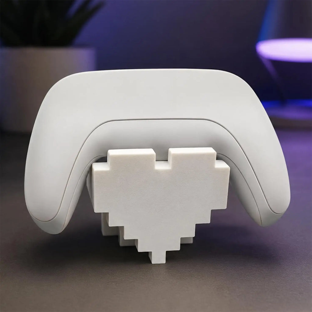 Retro Pixel Heart Game Controller Stand – PS5/PS4/Switch Pro