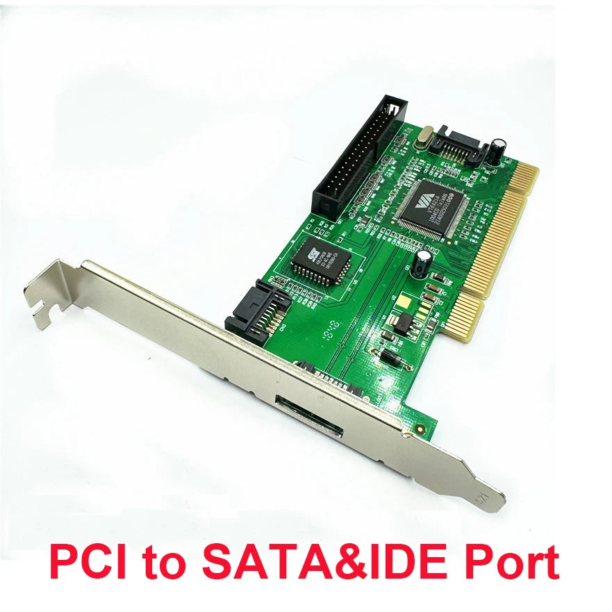 VIA6421 PCI to SATA PATA RAID Controller Card | Desktop PC