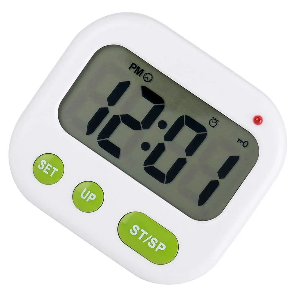 Glow-in-the-Dark Digital Alarm Clock | Vibration & Timer