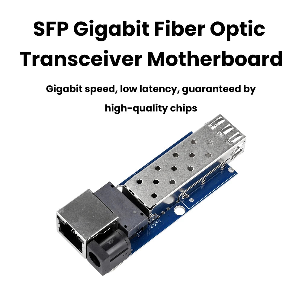 SFP Gigabit Fibre Optic Transceiver Board | RJ45 Ethernet Module