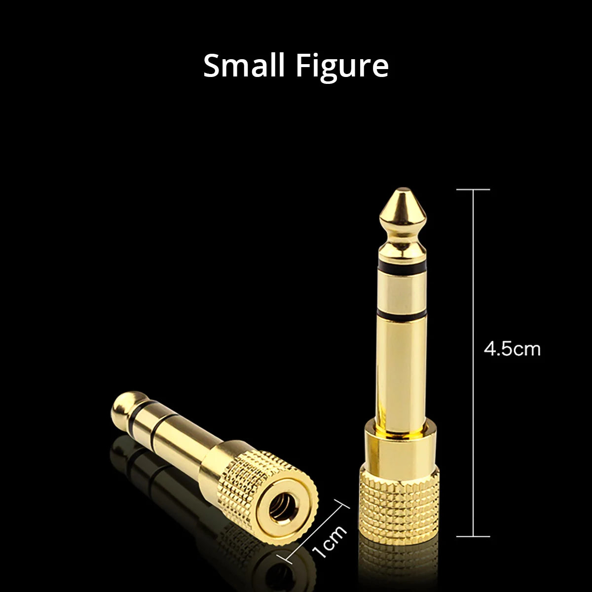 6.35mm to 3.5mm Gold-Plated Headphone Audio Adapter | FONKEN