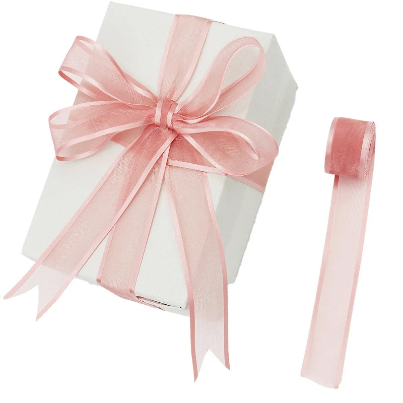 5M Organza Ribbon 2.5cm – Wedding, Gift Wrap & DIY Crafts