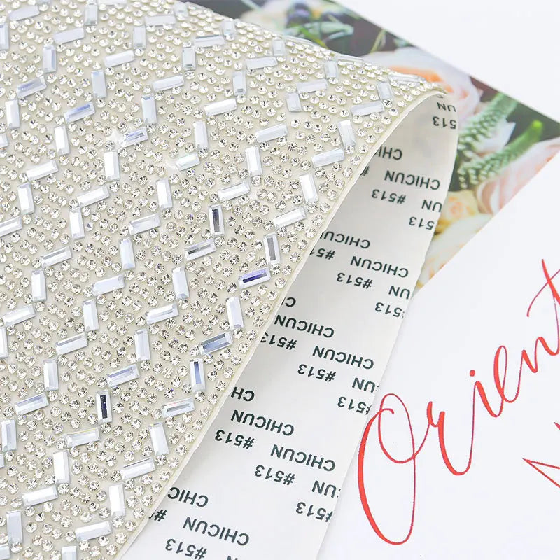 Rhinestone Sticker Sheet 24×40cm – Glitter Gem DIY Crafts
