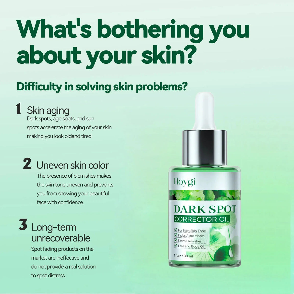 Hoygi Dark Spot Corrector Brightening Face Serum 30ml