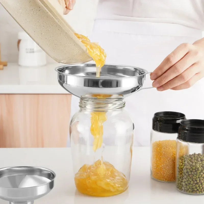 Stainless Steel Wide Mouth Canning Funnel for Mason Jars