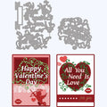 Valentine's Day Carbon Steel Cutting Dies – 2-Piece Heart Set