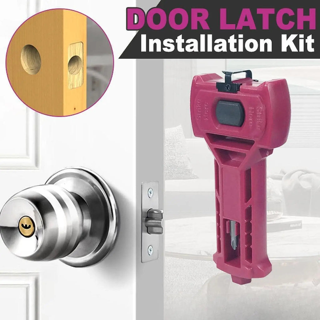 Door Latch Installation Kit – Chisel & Scoring Tool for Locks