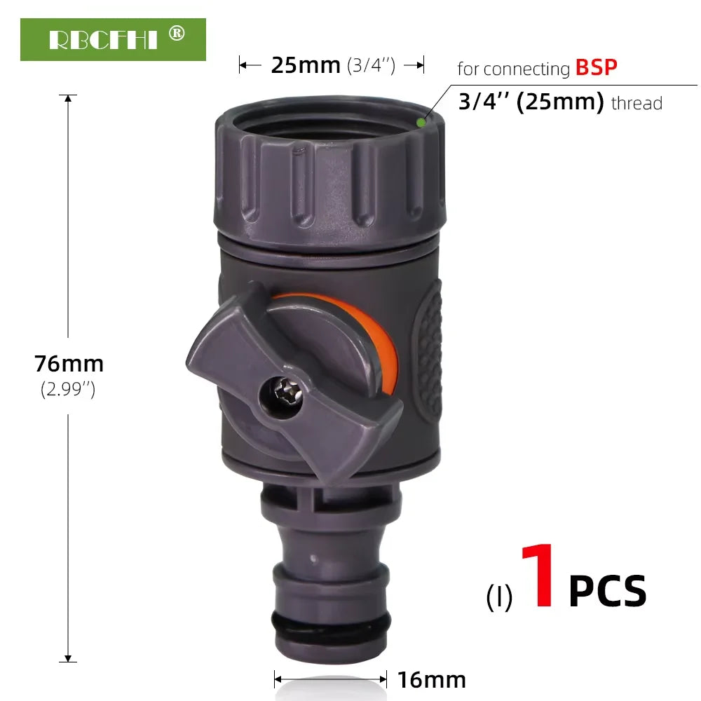 1/2" & 3/4" Garden Hose Quick Connectors – 13 Types