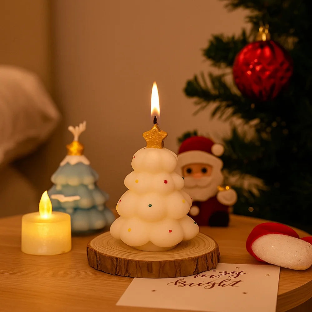 Christmas Tree Silicone Mold – DIY Candle Soap & Resin Craft