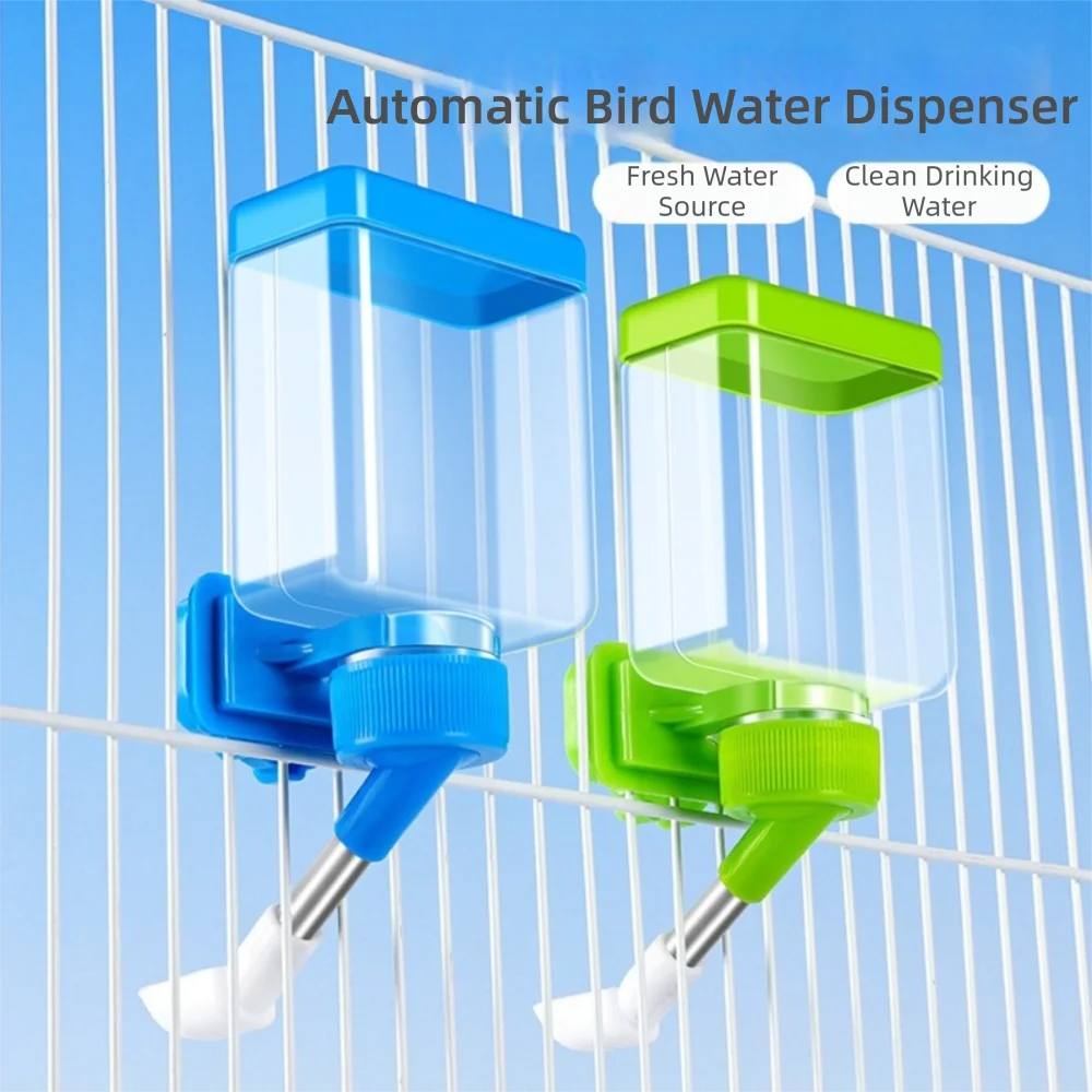 Hanging Bird Cage Water Dispenser – Automatic Leak-Proof