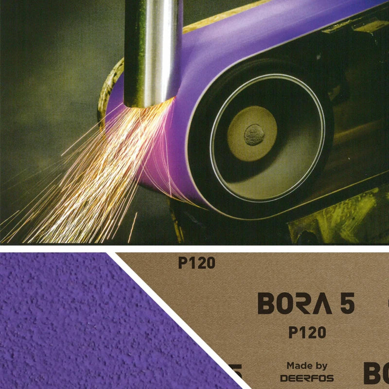 2x42" Ceramic Abrasive Sanding Belts – Metal, Wood & Plastic