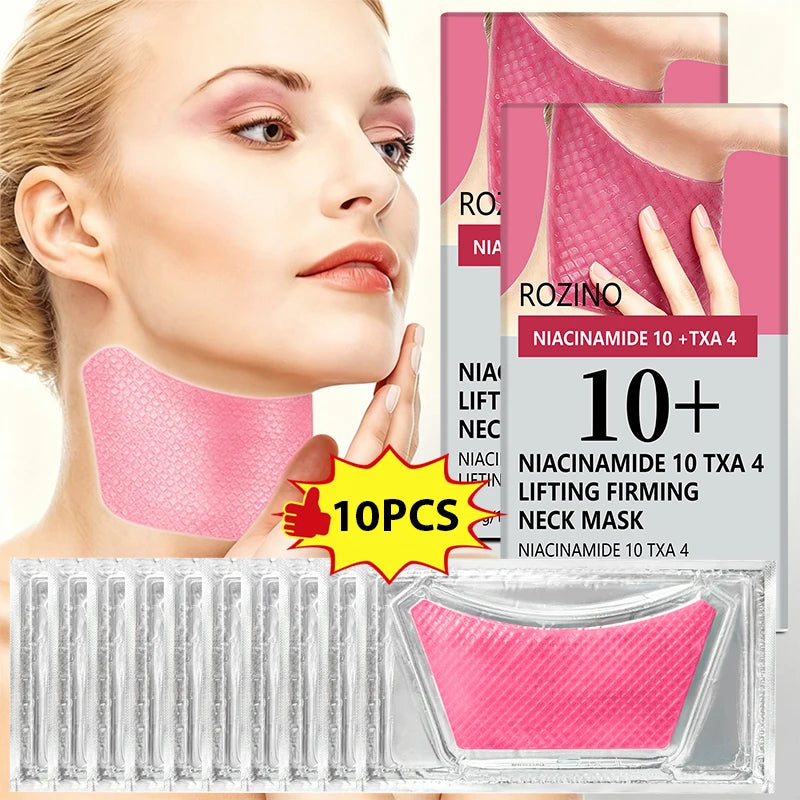 ROZINO Niacinamide Neck Mask – Firming & Brightening Gel Patches