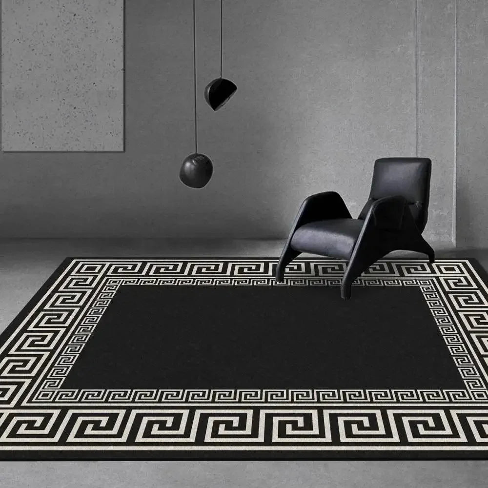 Modern Soft Non-Slip Area Rug – Plant Pattern Carpet
