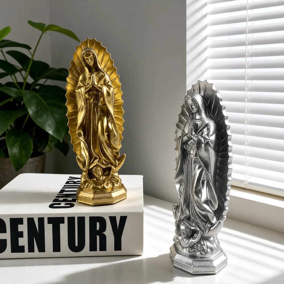 Our Lady of Guadalupe Resin Statue | Mexican Religious Decor